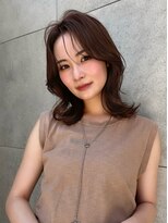 ロンド アンブル 四条烏丸(Lond ambre) 中川智帆/ふんわりミディアム/ダブルカラー/レイヤーカット