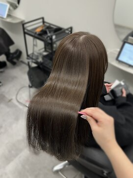 アイスプロドバイブルーム 木更津店(ice prod by bloom) 黒髪カタログ/クラゲヘアー/オリーブグレー/木更津
