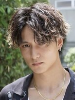 レタッチ バイ フィフス 銀座(RETOUCH by fifth)&nbsp;銀座波巻きスパイラルパーマシャドウパーマセンターパート七三