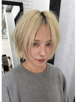 ２ウェイバングのボブウルフ/顔まわりレイヤー/タッセルボブ