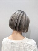ハイトーングレージュボブ◎