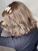 ベルヘアーデザイン 堺東(Belle hair Design)&nbsp;ベージュナチュラルブラウンイルミナカラーレイヤーカット堺東