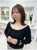 フェアリーレイヤー20代30代くびれヘア脱ブリーチ柔らかブラウン