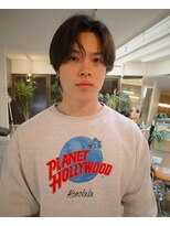 Thisday by nelke立川 メンズカット/メンズパーマ/ブリーチ【3/1 NEW OPEN(予定)】 【ナチュラル】センターパート