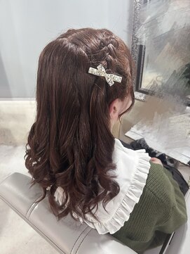 アイビー 新宿(IVY) 編み込みハーフツイン