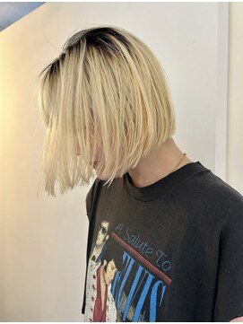 ブランク(BLANK) 伸びても気にならないハイトーンボブ