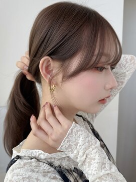 バイオレット 表参道店(Violet) 結べるレイヤーカットハッシュカット顔周りカット髪質改善表参道