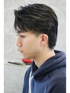 にもう 神戸三宮 フェザーパーマメンズパーマ襟足