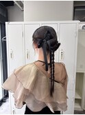 お呼ばれアレンジ