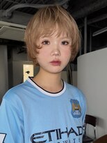 ナヌーク ダイカンヤマ(nanuk daikanyama) 丸みショートボブ/レイヤーショートボブ/顔周りレイヤーボブ