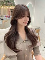 アプリ 大宮西口(appri)&nbsp;２５韓国風ロングレイヤー顔まわりカット艶髪透明感カラー大宮