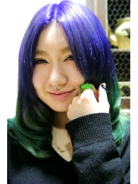 ソレイジュ(soleige) パープル→グリーン