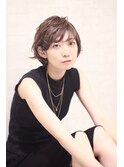 イルミナ、アメイジアトリートでグレージュうるツヤショート。