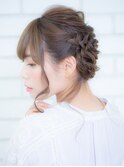 華やぐ*おくれ毛アップスタイル