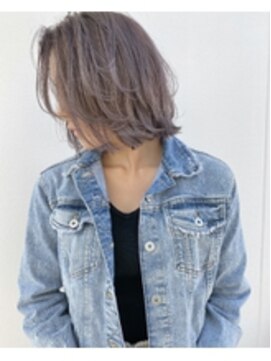 ノア ヘアデザイン 町田店(noa Hair Design) ラベンダーアッシュ×ボブレイヤー