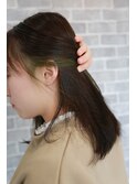 イヤリングカラー×ライトグリーン