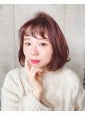 イルミナカラーでピンクボブ