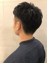 グレイスフル バーバープラチナム 六本木店(Graceful Barber platinum)&nbsp;ふわっと七三ツーブロアップバング＜理容室＞