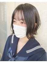 ガルボ ヘアー(garbo hair) #学生カット#外ハネボブ#ボブ#高校生#下村スタイル