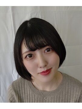 美容室 ハナ華(HANA) 黒髪引き立つボブスタイル