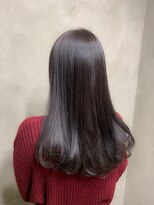 サロンドミルク 原宿(salon de MiLK) 艶髪ロッキーロード　ほんのりパープル　髪質改善　