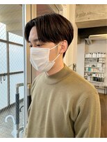 バイフィフス 原宿/表参道(by fifth)&nbsp;ナチュラルセンターパート/コンマヘア/ツーブロ