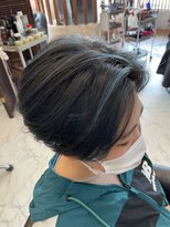 デザイナーズ ヘア リンクス 美容室リンクス(Designer's Hair LINK'S) 周りと差をつけるブルーハイライト