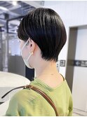 タイトショート_グレージュカラーボブウルフ_ba416434