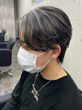 スターズ 川越店(STARS) ハイライト風　ホワイトブルーメッシュ