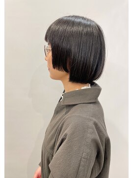 モリオフロムロンドン 松戸店(Morio from London) 【松戸 藤原】マッシュボブ 黒髪 大人かわいい