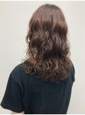 胸上こなれミディ☆ふんわりエアウェーブパーマフェミニンロング