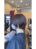 20代/30代/丸みショート/ショートボブ/大人ショート
