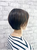 耳かけショートボブ/カット/カラー/トリートメント/髪質改善