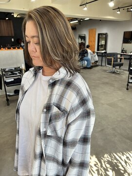 ノイ(NEU) 【NEU×石田】ハイライト×シルバーベージュ