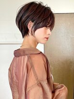 ショートボブ髪型30代40代50代前髪あり前髪なし面長丸顔【荒牧】