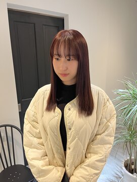 アリーズ シブヤ(ALLYS shibuya) ワインレッドカラー!