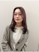 レイヤーカット×エンドカラー