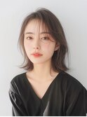 透明感/顔周り/アッシュ/暗髪/ツヤ髪/韓国/愛され