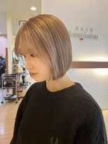 ビューティシモ 川越(Beautissimo)&nbsp;【落合彩香】＊ボブ×ミルクティーベージュ＊