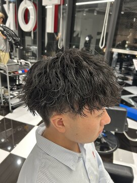 オーシャントーキョー(OCEAN TOKYO) メンズパーマツイスパ波巻きスパイラルマッシュセンターパート