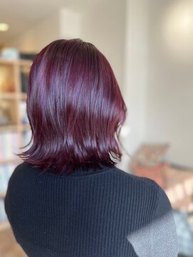 グリーンズ(Greens) ピンクバイオレット/ワインレッド/チェリーレッド/外ハネボブ