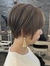 カット+フルカラー￥8500#日光#切りっぱなしボブ#白髪染め#白髪ぼかし#ボブ