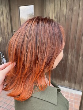 フォーレストガーデン(4-rest garden) オレンジバレイヤージュカラー◯