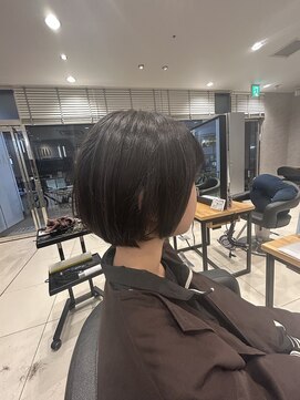 アース 二俣川店(HAIR&MAKE EARTH) 大人可愛いマッシュショートボブウルフカット◎30代40代50代60代