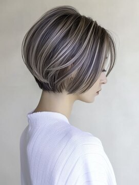 アルトリスト(Altruist Aging×HAIR&SPA) ☆イメチェンピンクベージュアンブレラカラー前髪クールショート