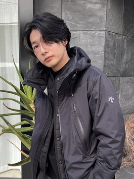 ローウェ 青山 表参道(Louwe) メンズパーマ/センターカット/マッシュ._.