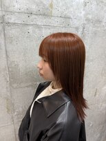 デフカッヅ 北千住(DEF CUTZ) Wカラー×オレンジブラウン