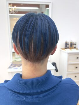 シャルティア(SHALLTIA) ネイビーブルー【山口市美容室】【山口市ハイトーン】
