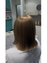 アース オーセンティック 松山銀天街店(EARTH Autentic)&nbsp;外ハネボブ×ミルクティーベージュ