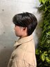 Men's髪質改善ストレート+カット ¥15400~